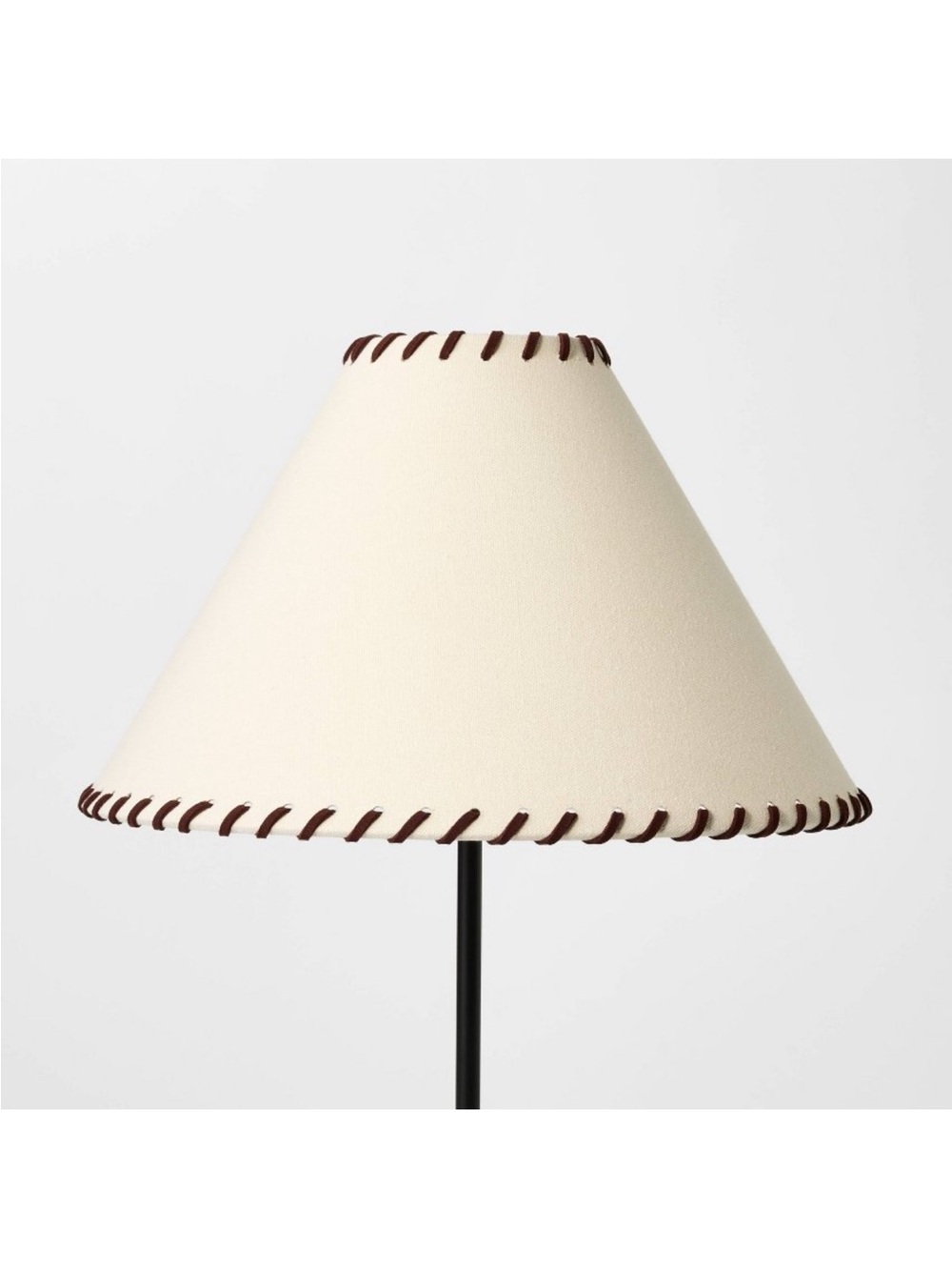 Whipstitch Lamp Shade Brown/Neutral - Threshold Studio McGee Target NEW